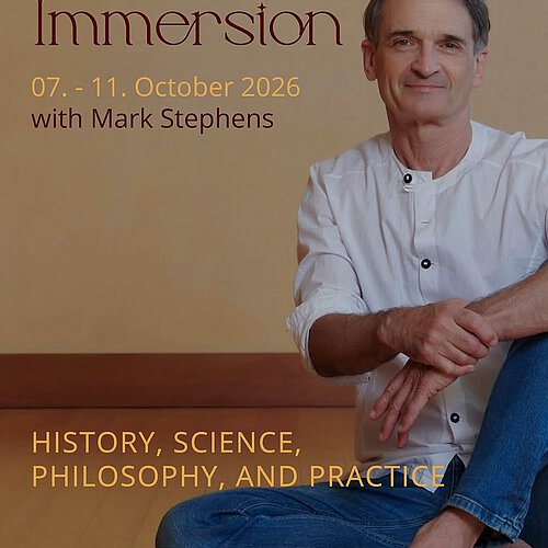 Photo by Wᴇʟᴄᴏᴍᴇ Hᴏᴍᴇ on July 07, 2026. May be an image of book and text that says 'The Breath Immersion 07.-11. 11. October 2026 07. with Mark Stephens HISTORY, SCIENCE, PHILOSOPHY, AND PRACTICE'.